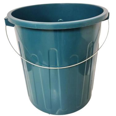 Imagem de Balde Com Alça De Ferro 30 Litros Multiuso Azul Arqplast