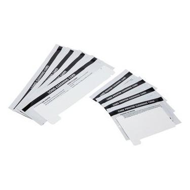 Imagem de Kits de limpeza 105912-912 para impressora de cartão de identificação Zebra P120i, 1 kits/bolsa (4 cartões longos em forma de T e 4 cartões curtos