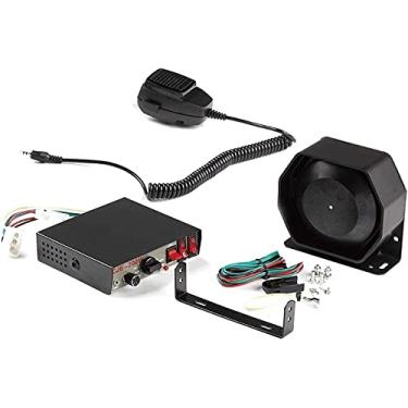 Imagem de Conjunto de 200W 8 tons de som alto alarme de aviso de carro ambulância polícia bombeiros buzina aviso de tráfego alto-falante PA com MIC 12V para emergência