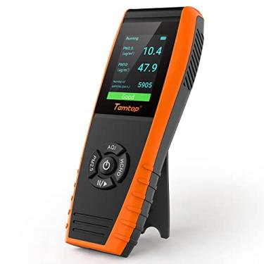 Imagem de Temtop LKC-1000S+ Detector de Monitor de Formaldeído Profissional de 2ª Geração com Detector de Teste Preciso de Qualidade do Ar HCHO / PM2.5 / PM10 / TVOC,e exportação de dados