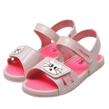 Imagem de Sandália Menina Pé Com Pé Infantil Gatinho 14247