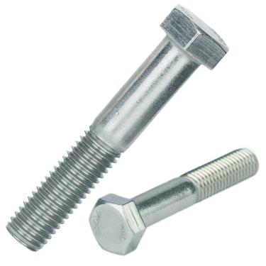 Imagem de Parafuso Sextavado Rp M24 X 130Mm Zinco Branco - 5Pçs