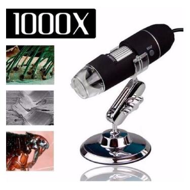 Imagem de Microscópio C/ Ampliação Digital 1000X Professional - Ybx