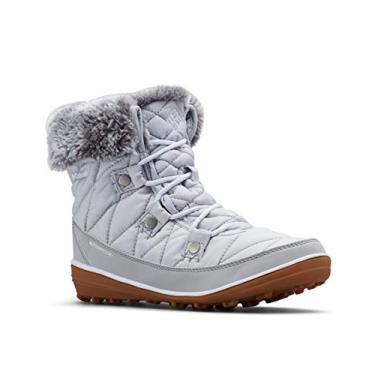 Imagem de Columbia Bota de neve feminina Heavenly Shorty Omni-Heat, Cinza gelo/branco, 5