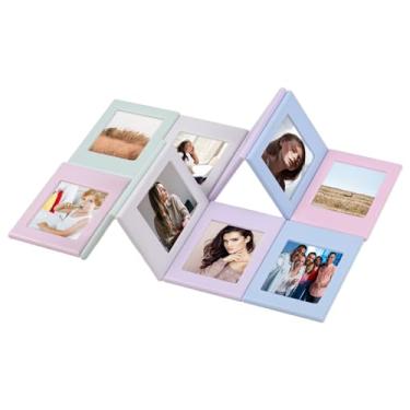 Imagem de Daconovo 10pcs 3,8 x 2,5 pol. Molduras magnéticas Conjunto de mini molduras para geladeira, armário de cozinha, sala de aula, compatível com Fujifilm Instax Mini 7s/ 8/9/ 11/12/ 25/ 50s/ 70/90/ EVO