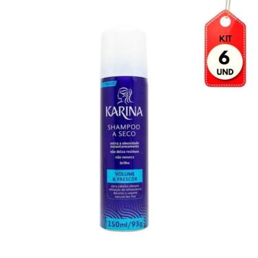 Imagem de Kit C-06 Karina Volume E Frescor Shampoo A Seco 150ml