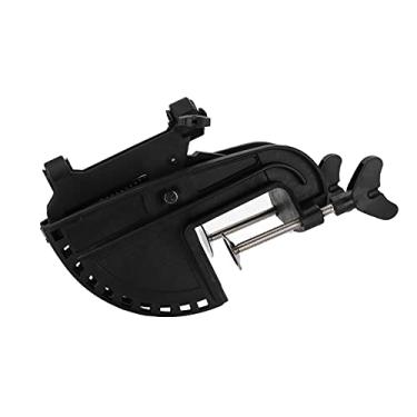 Imagem de Suporte de propulsor de motor elétrico de 12 V com rotação de 90 graus, suporte de suspensão de plástico durável para caiaque inflável de barco, adequado para propulsores elétricos de 28, 36, 46 e