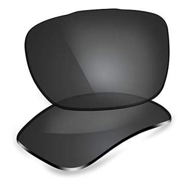 Imagem de ThunderClap Lentes de policarbonato de reposição para óculos de sol Oakley TwoFace OO9189 - Shell Black Antiembaçamento polarizado