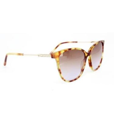 Imagem de Óculos Solar Evoke Easy Fit 29 G21  Brilho Tartaruga Lente Dourado Degradê Espelhada-Feminino