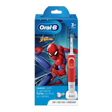 Imagem de Escova Elétrica Oral-b Spiderman 1 Unidade Spiderman