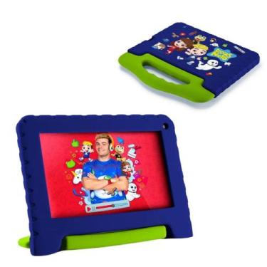 Imagem de Tablet Infantil Luccas Neto 64Gb 4Gb Ram Com Alça - Multilaser