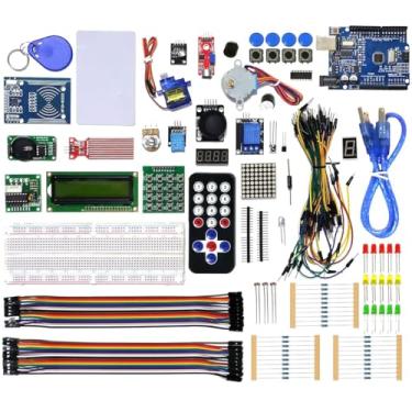Imagem de Mega Kit Robótica Para Arduino Uno e + 200 pcs com Tutorial