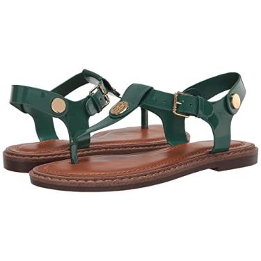 Imagem de Tommy Hilfiger Plataforma Bennia Feminina, Verde Kelly, 6