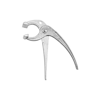 Imagem de Tongs de alumínio, suporte para tigela de cerâmica de pedra coreana (Dolsot, Ddukbaegi), panela quente de tamanho 15,2 cm