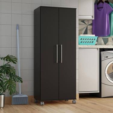 Imagem de Armario Lavanderia Marcela 2 Pts 1,40m Com Rodinhas