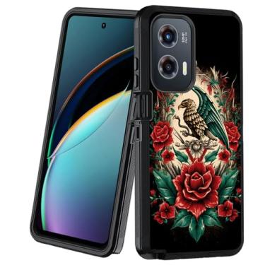 Imagem de BXIKEOPIU Capa para Moto G Stylus 5G 2024, resistente à prova de choque de 3 camadas à prova de poeira/queda, capa protetora robusta para Motorola Moto G Stylus 5G 2024, bandeira mexicana, totem