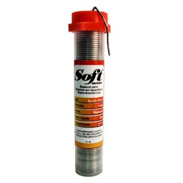 Imagem de Estanho Para Solda Tubo 25 g Fio 1mm - Soft * 3137