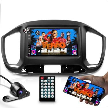 Imagem de Kit de multimidia mp5 com função espelhamento android ios + moldura 7 