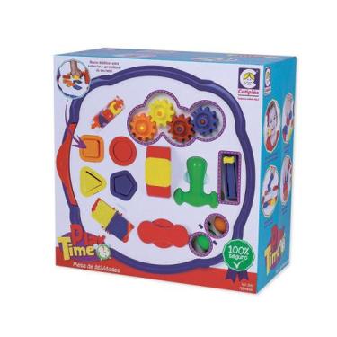 Imagem de Mesa de Atividades Didática Infantil Educativa Roxo Cotiplas