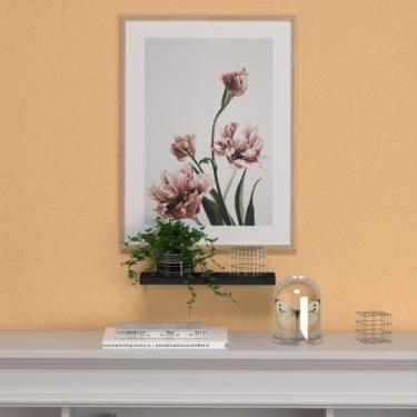 Imagem de Prateleira Suspensa Mdf Unitária Nicho Decoração - Deliquadros, Preto