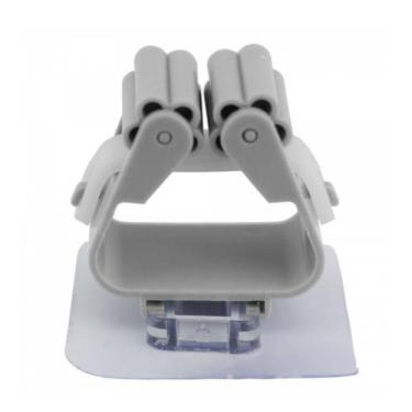 Imagem de Kit 9 Gancho de Parede Branco Para Pendurar Vassoura Rodo Pá - Clink, 