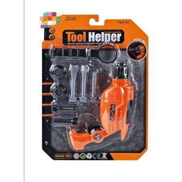 Imagem de Brinquedo Kit Furadeira Parafusadeira Acessórios - toys