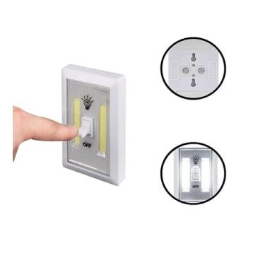 Imagem de Luminária Abajur C Interruptor Estante Armario Parede Closet