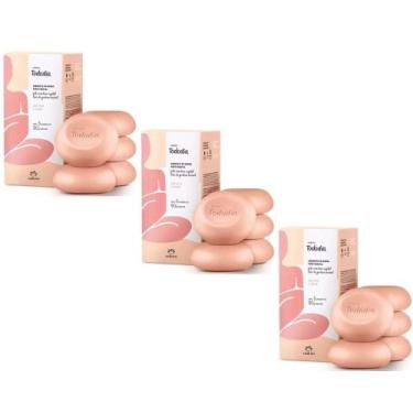 Imagem de Kit 3 Caixas de Sabonete hidratante em barra Natura Todo dia Noz Pecã 