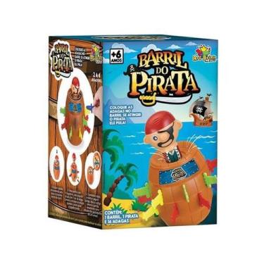 Imagem de Brinquedo Jogo Barril Do Pirata Pula Diversão Garantida - Art Brink