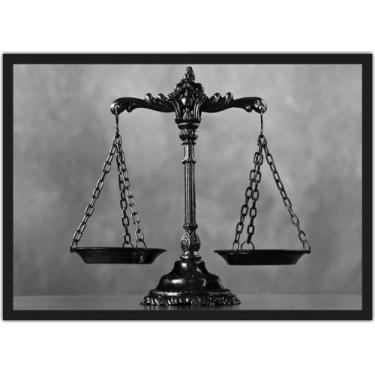 Imagem de Quadro Decorativo Direito Advocacias Escritórios Balança Decorações Co