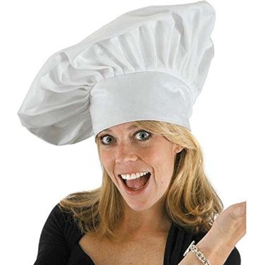 Imagem de Boné adulto de chef da Elope, Branco, One Size