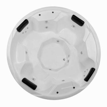 Imagem de Spa Redondo Montana COMPLETO com hidro em acrílico - LineaPlas, 2,00x2