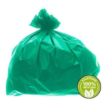Imagem de Saco De Lixo Super Leve 60 Litros Verde 100un - 10pct - HIGIPACK