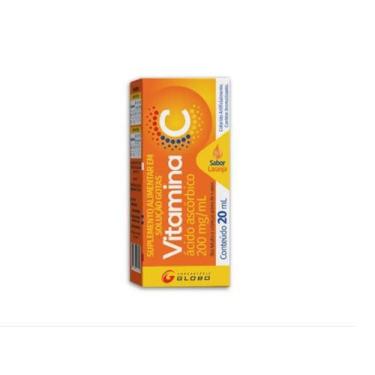 Imagem de Vitamina C 200mg Frasco c/ 20ml - Globo