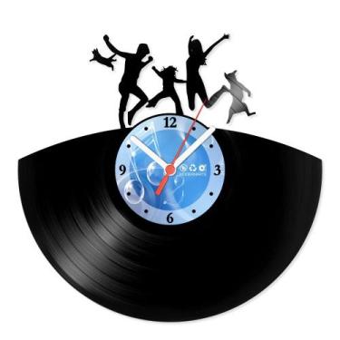 Imagem de Relógio De Parede Disco Vinil Diversos - Família Feliz - VDI-285 - Mod