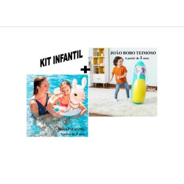 Imagem de Brinquedo Infantil João Bobo Boneco Teimoso mais Boia Infantil  - Best