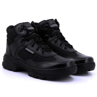Imagem de Bota masculina evoque cano curto em couro bovino resistente - SPECTRUN