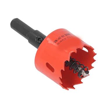 Imagem de Broca de Serra de Furo Etal de Aço de Alta Velocidade Com Mandril para Madeira, Metal, PVC e Muito Mais -? 3/16 pol. (1-5/8(40mm))