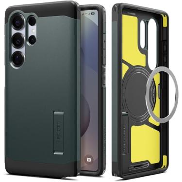 Imagem de Capa Spigen para Galaxy S25 Ultra, Tough Armor (Ai) MagFit [carregamento sem fio] compa...