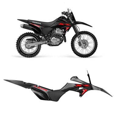 Imagem de Kit Plástico Carenagem Amx Sport Xr 250 Tornado Argentina C/ Adesivo Number