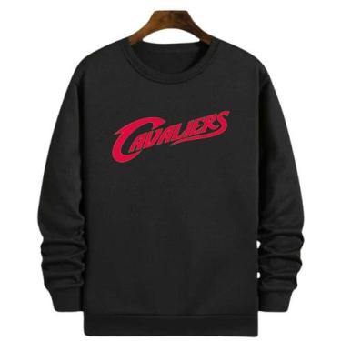 Imagem de Blusa Moletom Gola Basquete Cleveland Cavalierss Basketball - Loja Whi