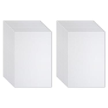 Imagem de PATIKIL 20 folhas de espuma brilhante de 2 mm, papel EVA branco brilhante 40,6 cm x 30,5 cm