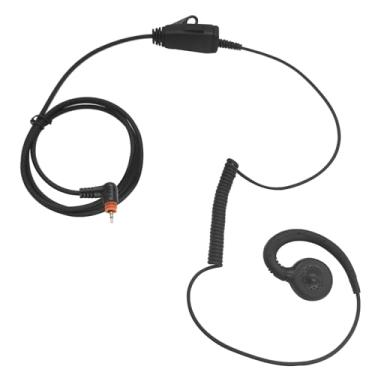 Imagem de HELETUL Fone de ouvido Walkie Talkie em forma de C, fone de ouvido de vigilância com microfone para Motorola Mototbro Radio SL7550 SL7580 SL300 SL500 SL3500E SL8550 SL8050 TLK100