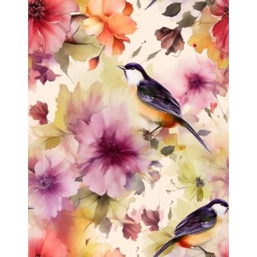 Imagem de WalRiddle Papel de parede vintage rosa roxo peônia floral jardim descascar e colar papel de parede de contato fácil de remover papel de parede adesivo para banheiro, impermeável, adequado para