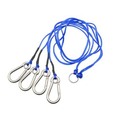 Imagem de Vaveren de alçapão de caranguejo, de gaiola de caranguejo, grau marítimo, aço inoxidável de pesca com ganchos de metal 4 braço para alçapão de