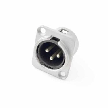 Imagem de Conector plug santo angelo xlr macho painel 3 polos sa2x