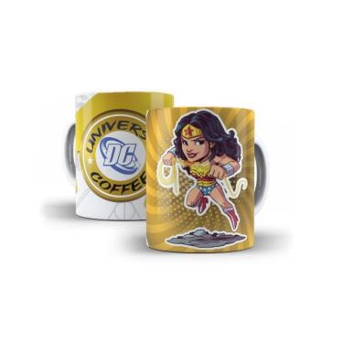 Imagem de Caneca Mulher Maravilha Cartoon Geek Premium