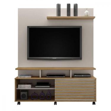 Imagem de Estante Home Star Para Tv De Até 60 Polegadas Off White Cinamomo Valdemoveis Off White Com Cinamomo