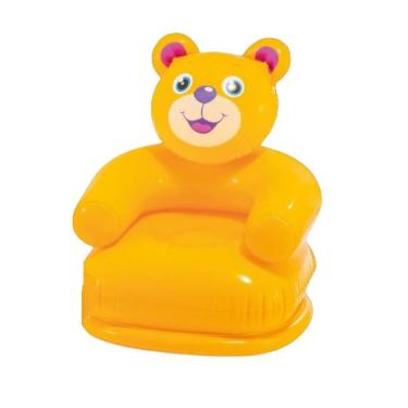 Imagem de Poltrona Tigre Inflável Infantil p/ 3 à 8 anos 65x64x79cm