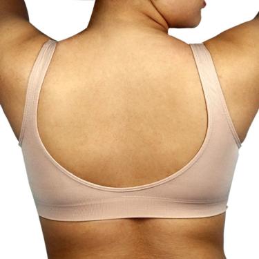 Imagem de Sutiã Top DelRio Sem Costura Leve Sustentação F4100 Mousse Tam G